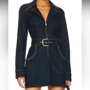 Show Me Your Mumu belted Denim Dress! XL